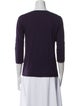 Dries Van Noten Scoop Neck Three-Quarter Sleeve T-Shirt