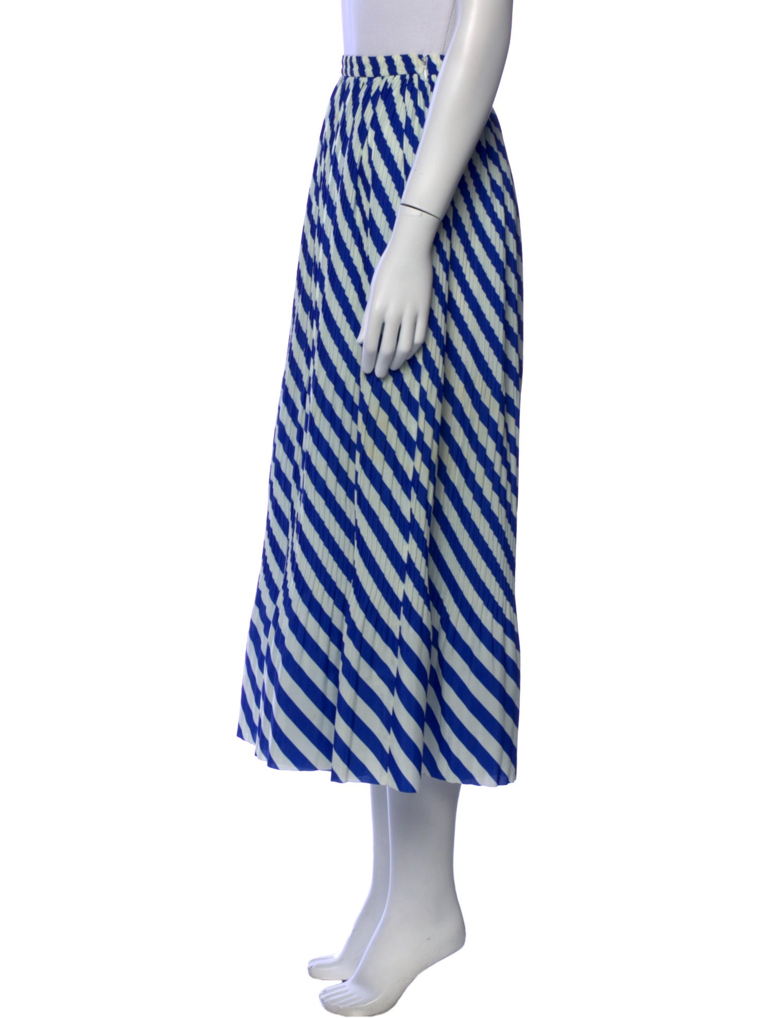 Dries Van Noten Striped Midi Length Skirt