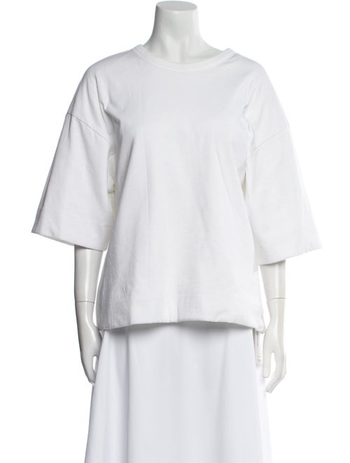 Dries Van Noten Scoop Neck Three-Quarter Sleeve T-Shirt