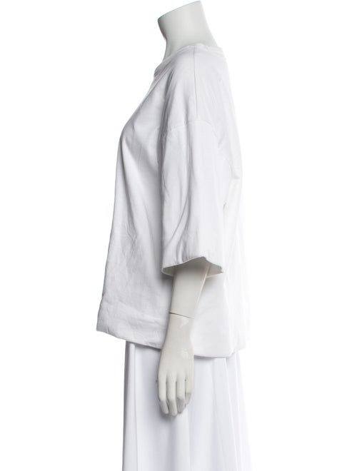 Dries Van Noten Scoop Neck Three-Quarter Sleeve T-Shirt