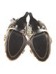 Dries Van Noten Leather Printed Sandals