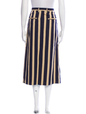 Dries Van Noten Wool Midi Length Skirt