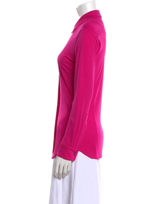 Dries Van Noten Long Sleeve Button-Up Top