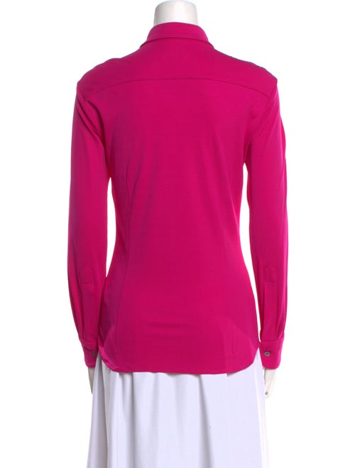 Dries Van Noten Long Sleeve Button-Up Top