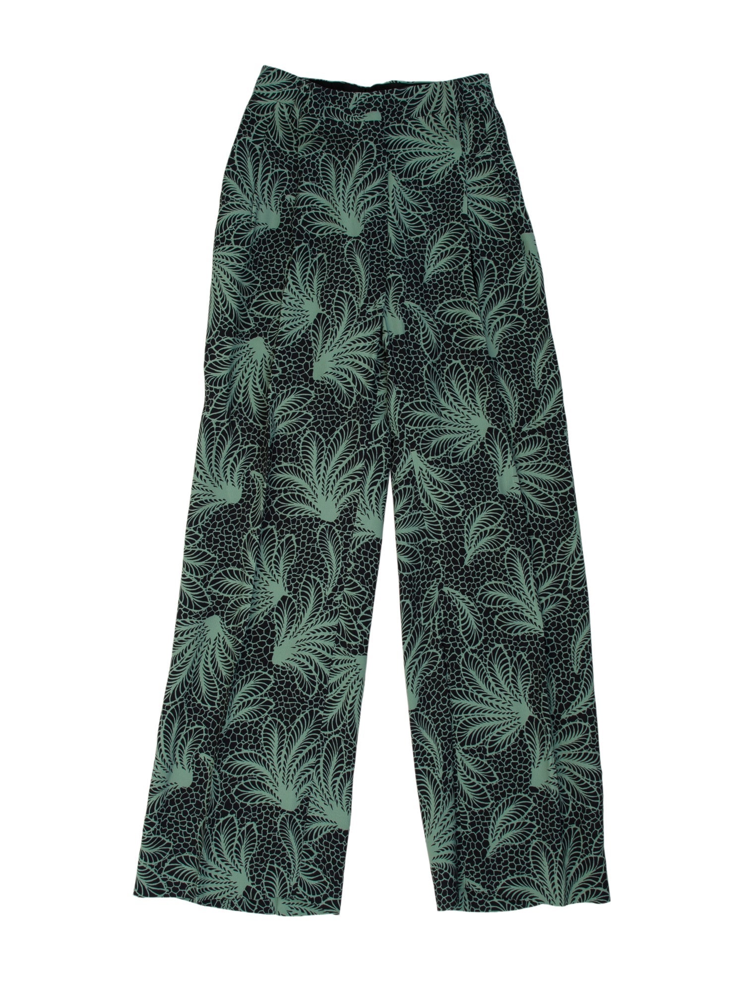 Dries Van Noten Printed Straight Leg Pants