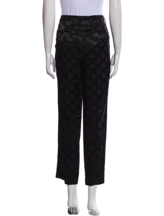 Dries Van Noten Wool Straight Leg Pants