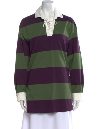 Dries Van Noten Striped Long Sleeve Tunic