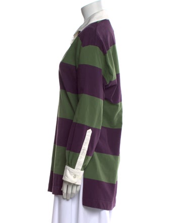 Dries Van Noten Striped Long Sleeve Tunic