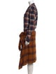 Dries Van Noten Plaid Print Knee-Length Dress