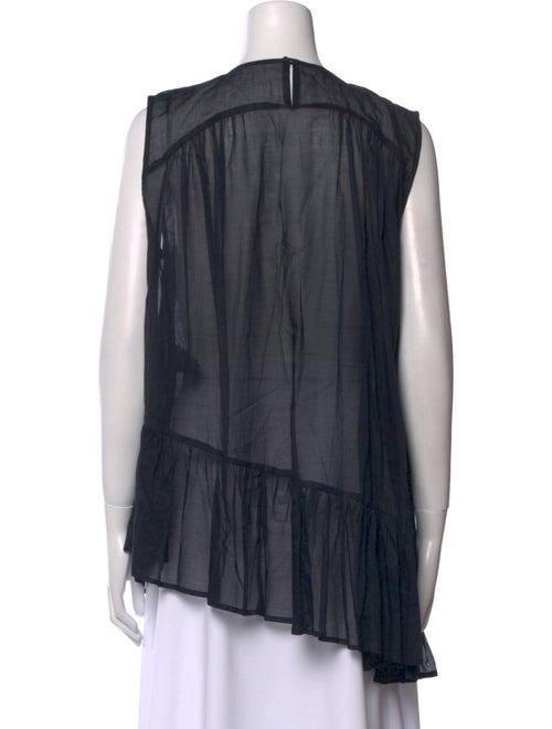 Dries Van Noten Scoop Neck Sleeveless Tunic
