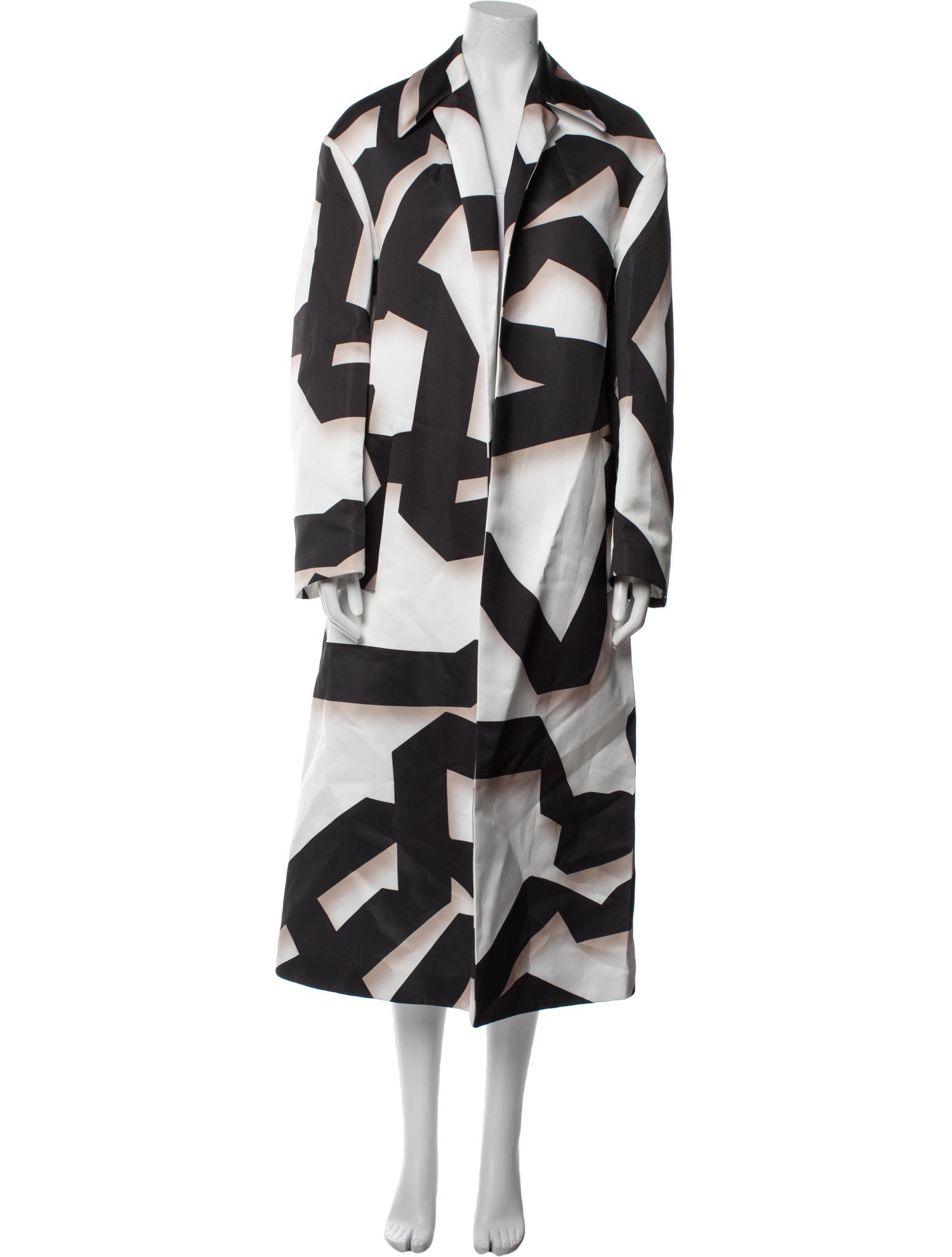 Dries Van Noten Printed Trench Coat
