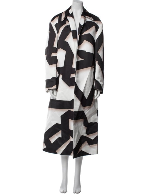 Dries Van Noten Printed Trench Coat