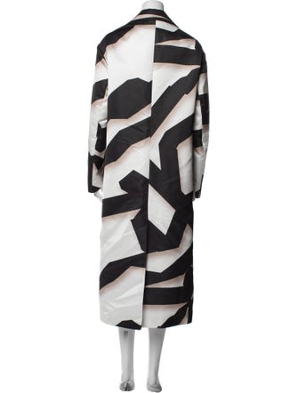 Dries Van Noten Printed Trench Coat