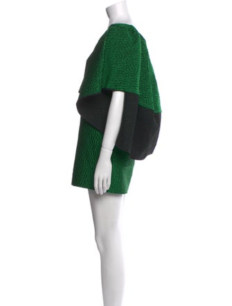 Dries Van Noten Scoop Neck Mini Dress