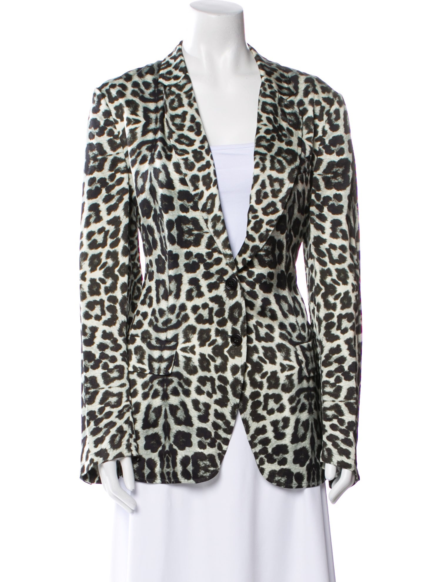 Dries Van Noten Animal Print Blazer