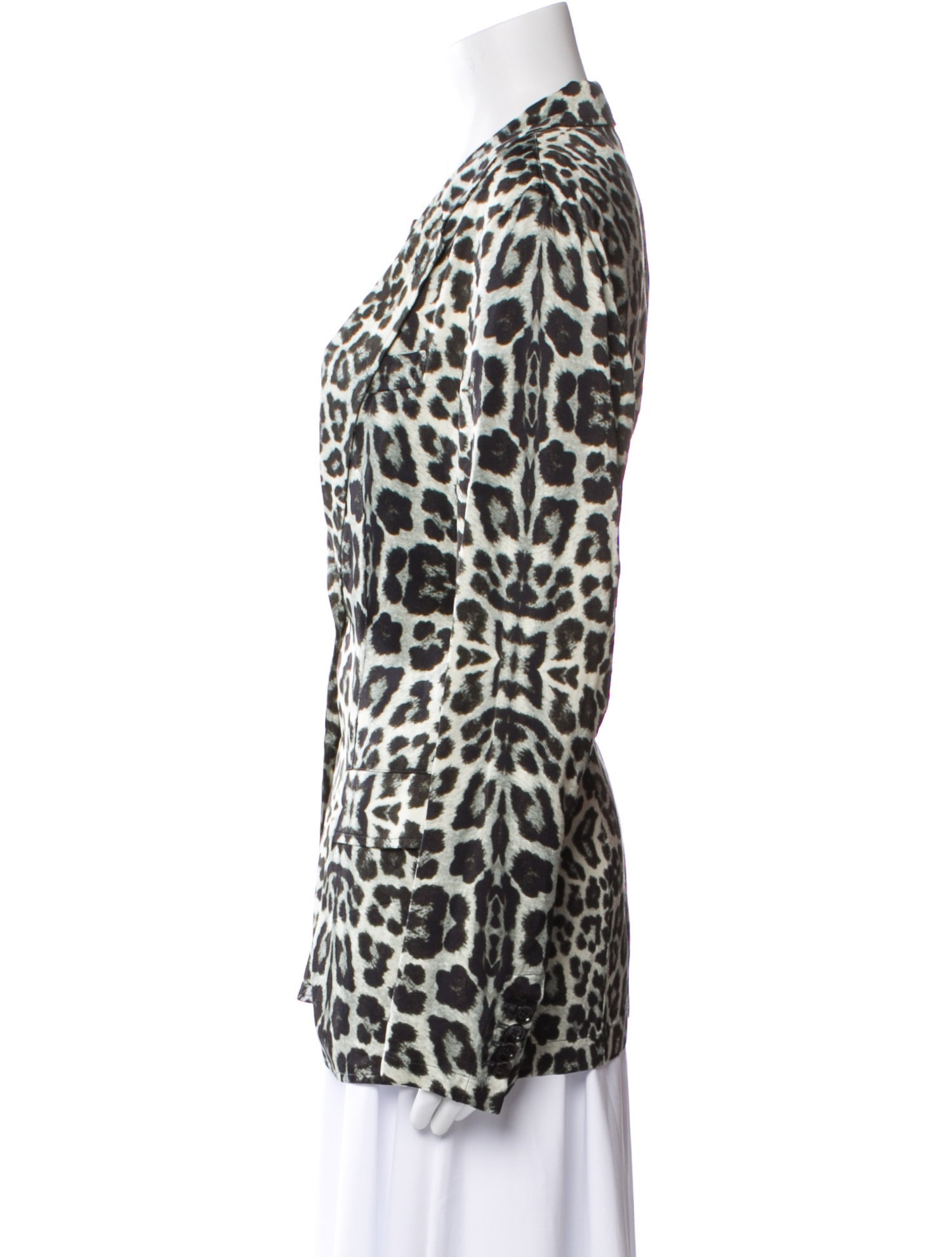 Dries Van Noten Animal Print Blazer