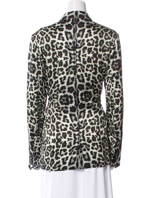 Dries Van Noten Animal Print Blazer