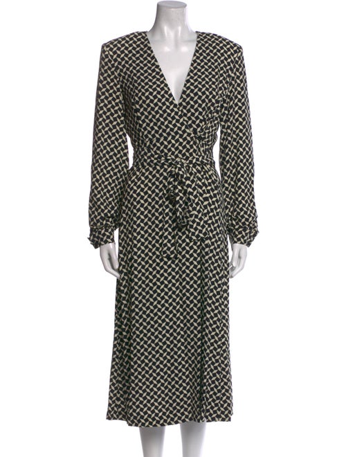 Dries Van Noten Printed Midi Length Dress