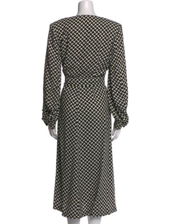 Dries Van Noten Printed Midi Length Dress