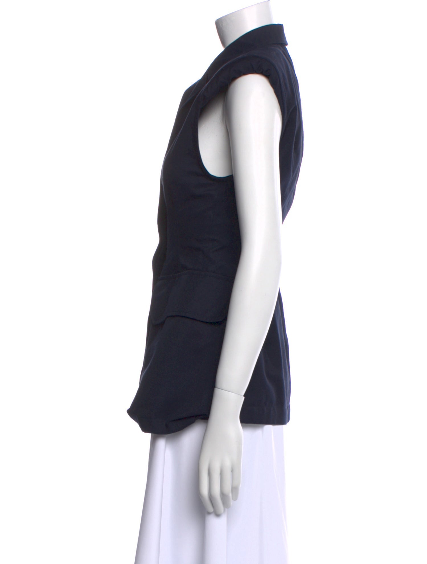 Dries Van Noten Sleeveless Button-Up Top