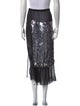 Dries Van Noten Sequin Embellishments Midi Length Skirt