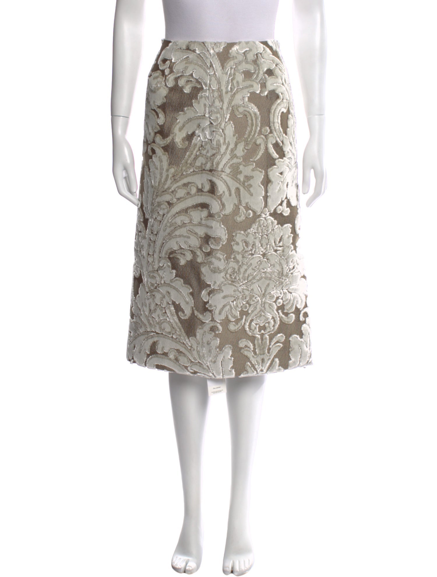 Dries Van Noten Floral Print Knee-Length Skirt