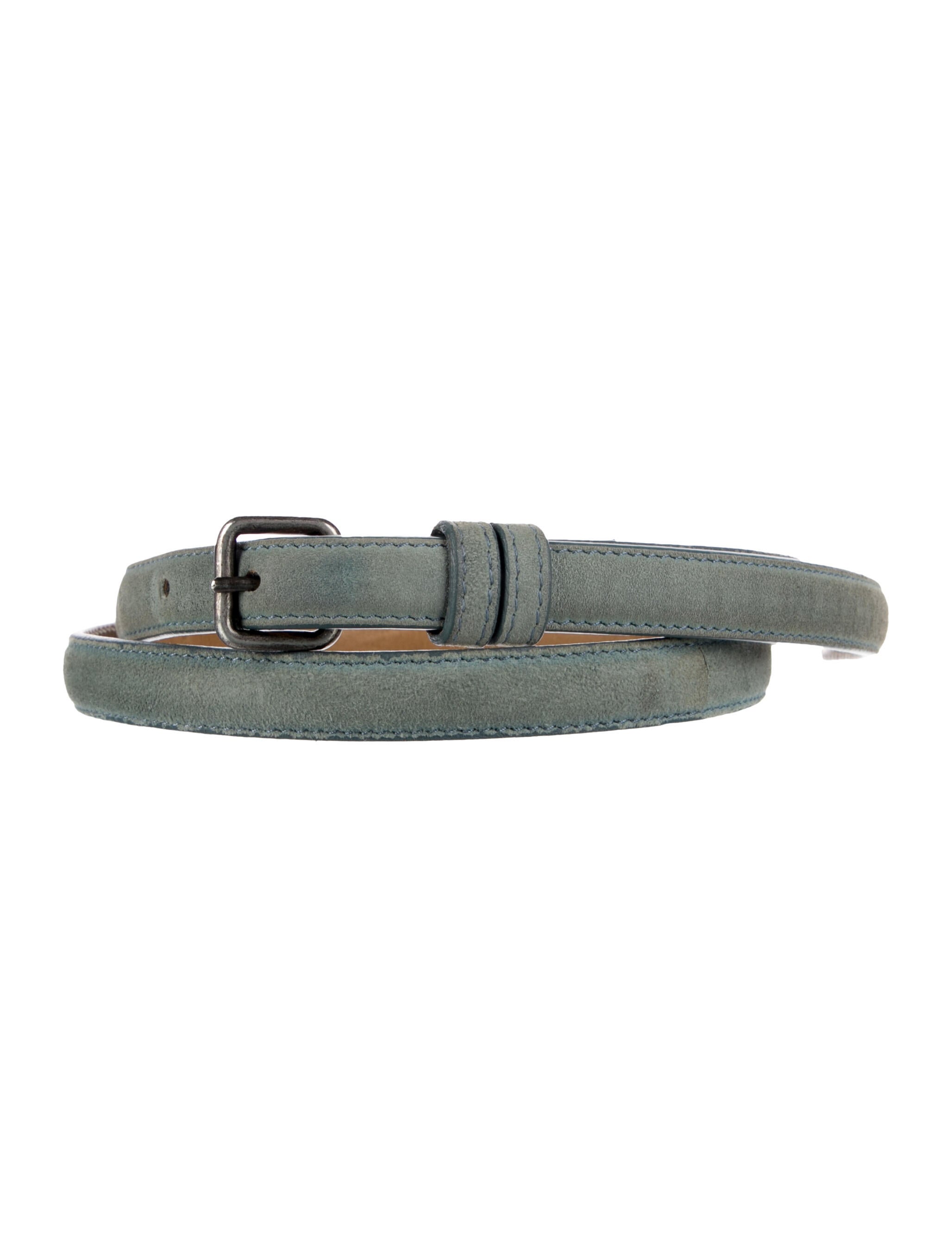 Dries Van Noten Skinny Leather Belt