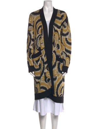 Dries Van Noten Merino Wool Printed Sweater