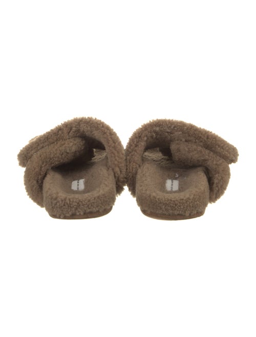 Dries Van Noten Shearling Slides