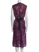 Dries Van Noten Silk Midi Length Dress