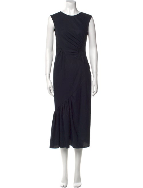 Dries Van Noten Crew Neck Midi Length Dress