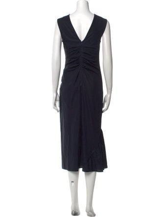 Dries Van Noten Crew Neck Midi Length Dress