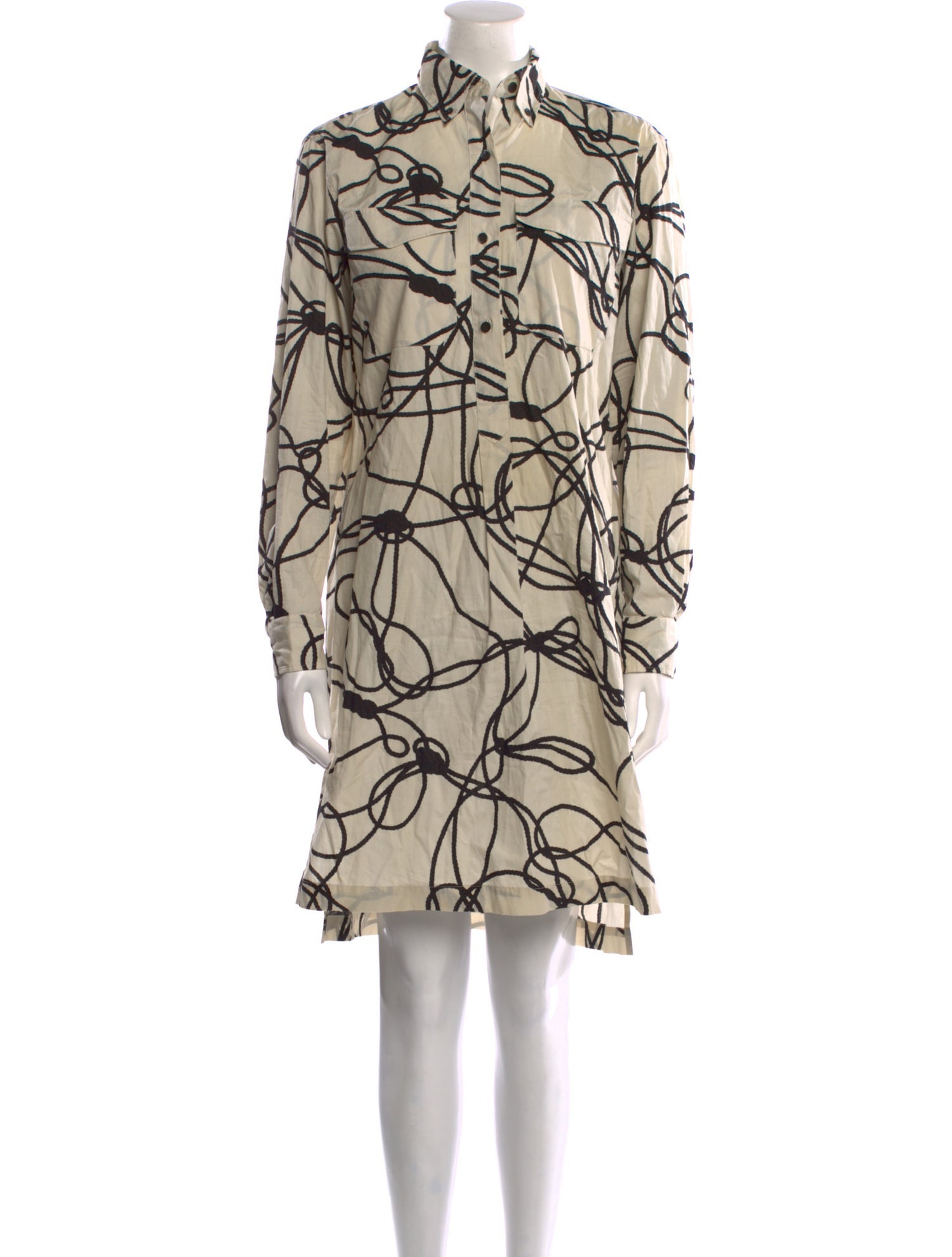 Dries Van Noten Printed Mini Dress
