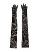 Dries Van Noten Patterned Long Gloves