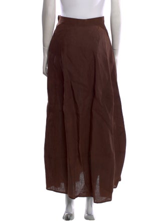 Dries Van Noten Linen Midi Length Skirt