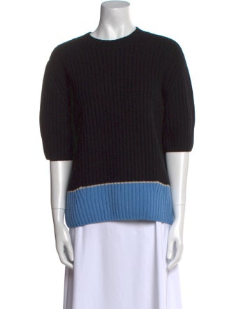 Dries Van Noten Merino Wool Crew Neck Sweater