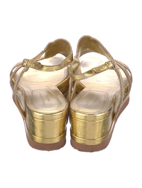 Dries Van Noten Patent Leather Slingback Sandals