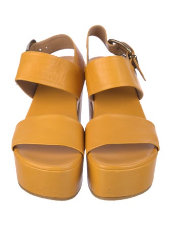 Dries Van Noten Vegan Leather Slingback Sandals