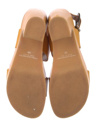 Dries Van Noten Vegan Leather Slingback Sandals