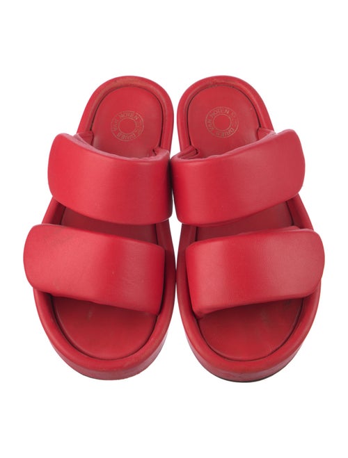 Dries Van Noten Vegetarian Leather Slides