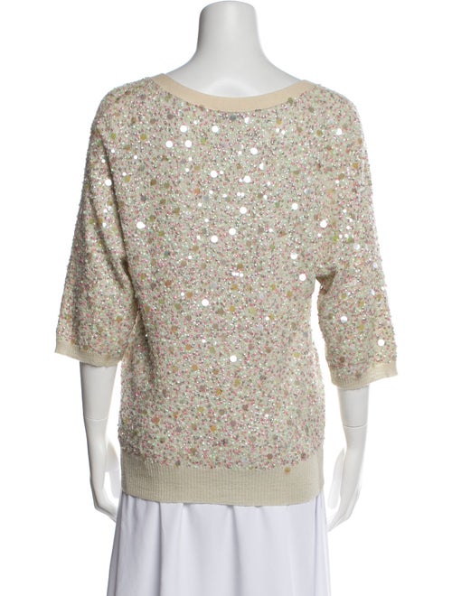 Dries Van Noten Merino Wool Patterned Crop Top