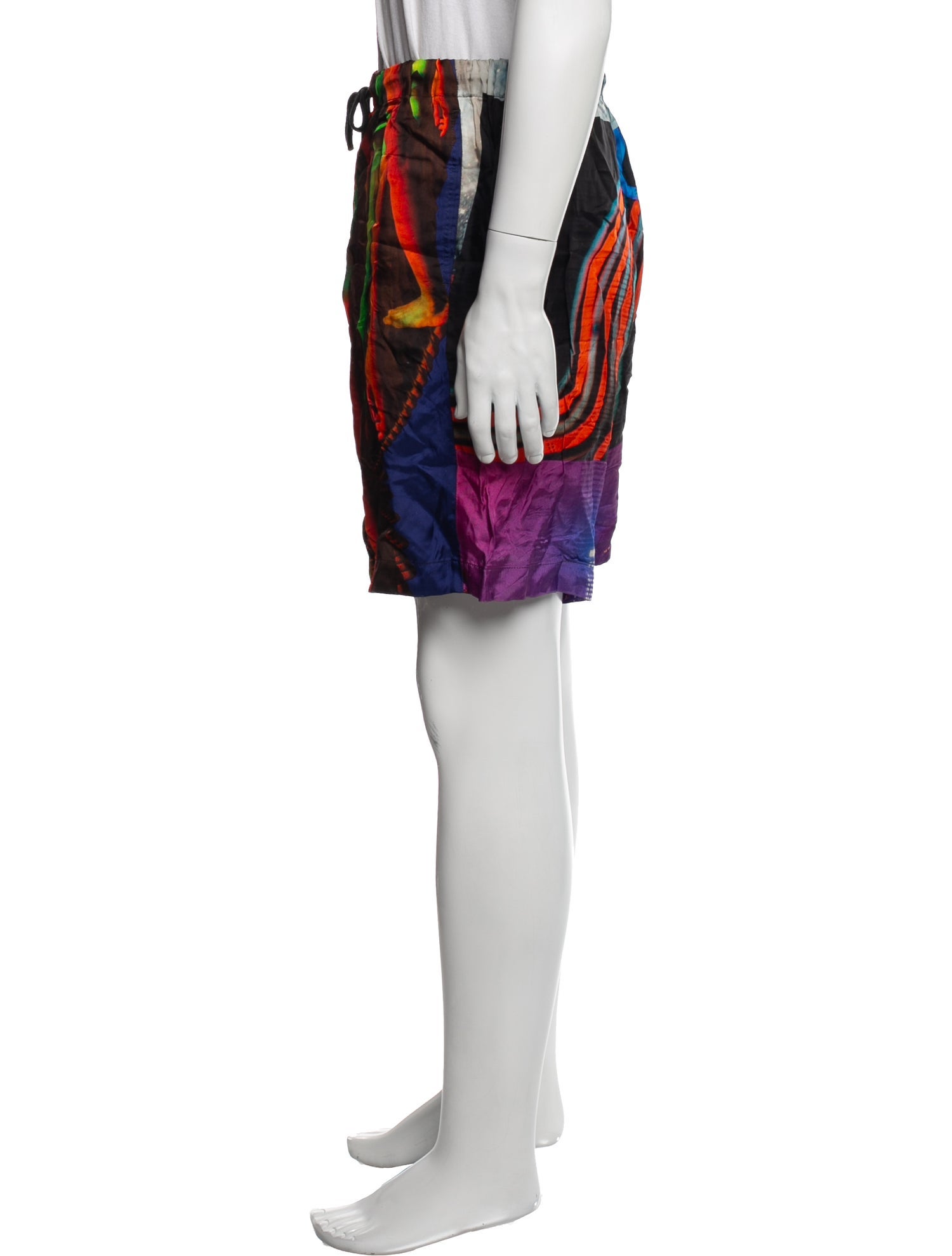 Dries Van Noten Printed Jogger Shorts