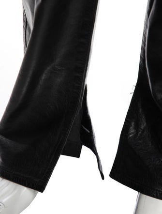 Dries Van Noten Leather Moto Pants