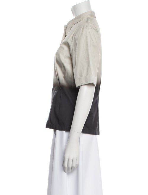 Dries Van Noten Short Sleeve Button-Up Top