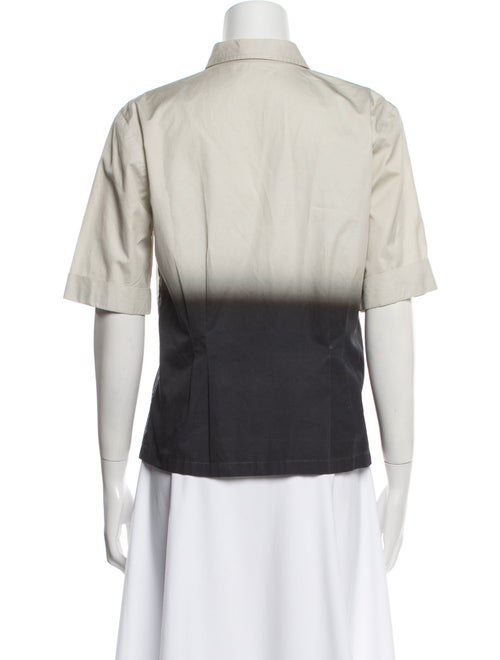 Dries Van Noten Short Sleeve Button-Up Top