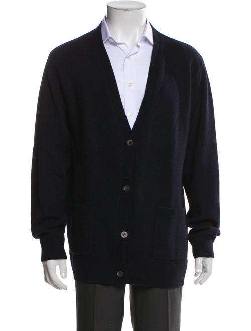 Dries Van Noten Merino Wool V-Neck Cardigan