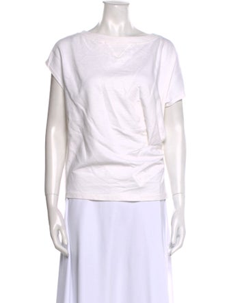 Dries Van Noten Scoop Neck Short Sleeve Top