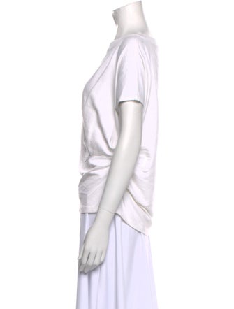 Dries Van Noten Scoop Neck Short Sleeve Top