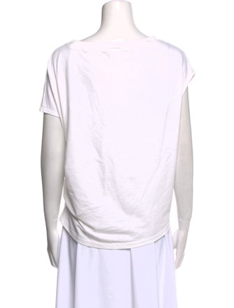 Dries Van Noten Scoop Neck Short Sleeve Top