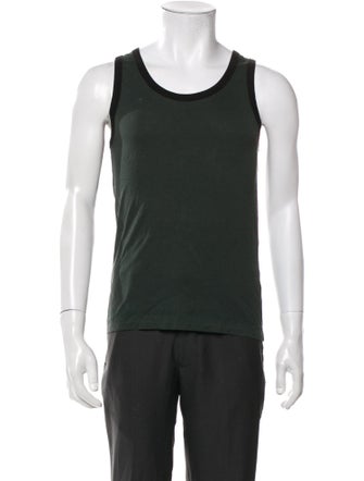Dries Van Noten Scoop Neck Sleeveless T-Shirt